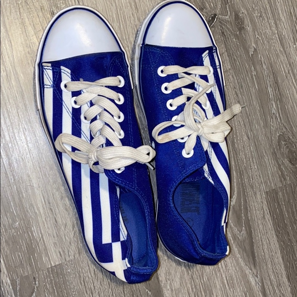 Greek flag sneakers
